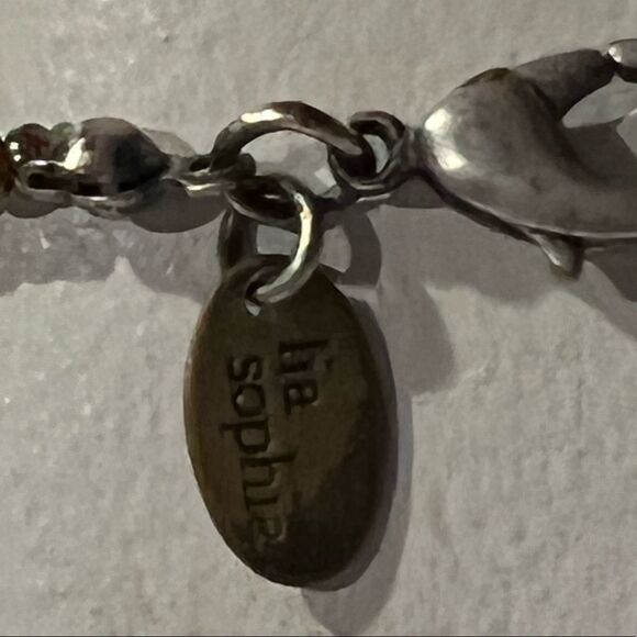 Lia Sophia Multicolored Asymmetrical Bead Necklace - Picture 7 of 11